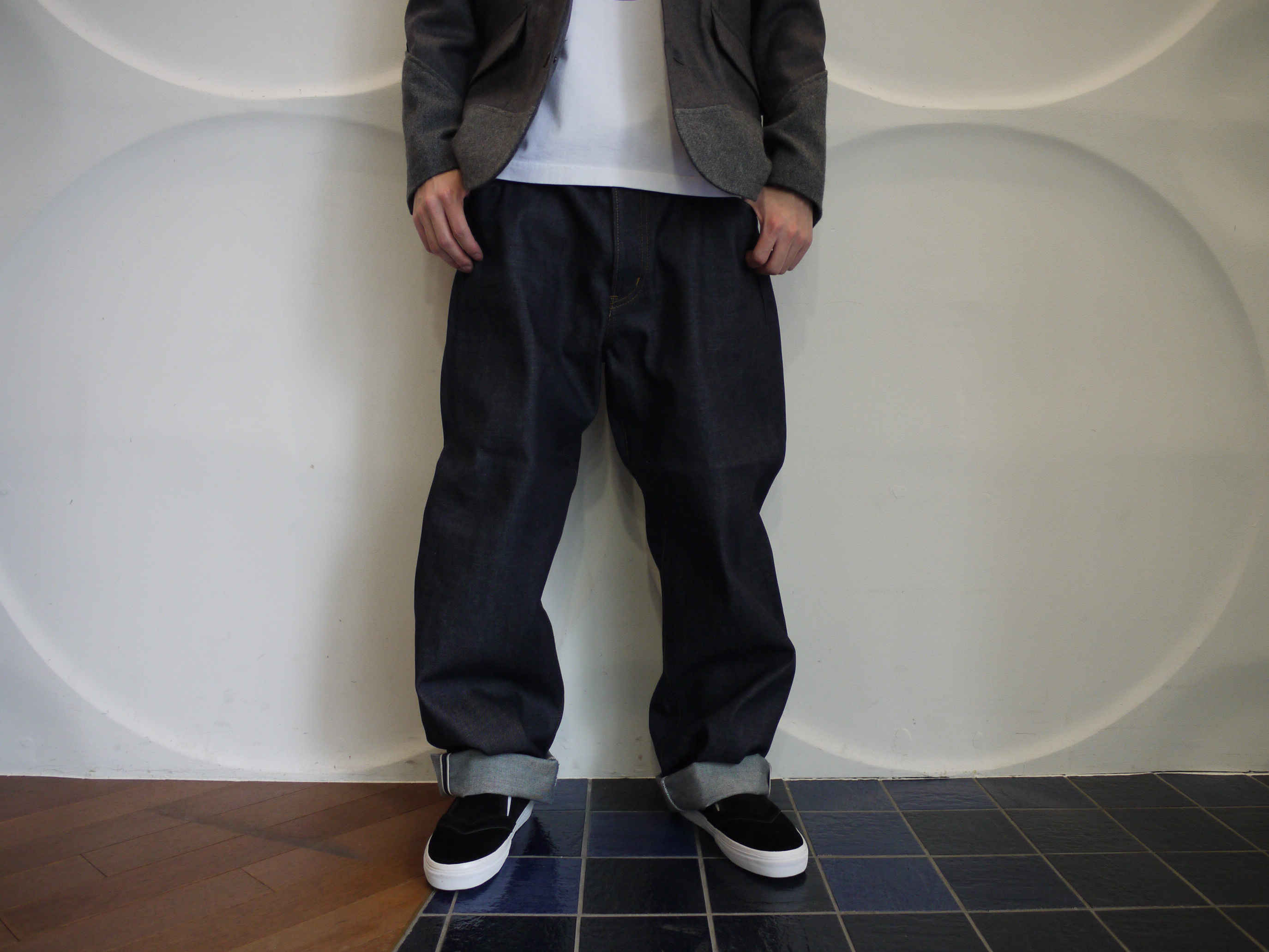 A.W.A 151Z W38 濃紺 木梨憲武 デニム 大きいサイズ A.W.A 151Z W38 濃紺 木梨憲武 デニム 大きいサイズ A W A 151Z