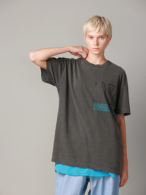 【DAVRILSUPPLY】人気沸騰! REDACTED T-SHIRT 関税・送料込 静岡ロックンロール組合『永久保存盤 Tシャツ チャコール』