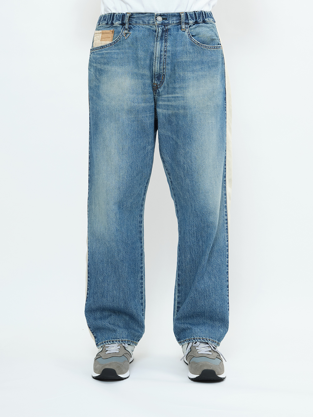 ★Wai Kei★送料込み★韓国★大人気★Cutting line denim pants Cutting line color denim - WaiKei | 60% - Asian Fashion