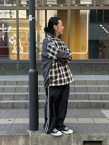 ▽希少✨ウィズリミテッド ブラックデニムジャケット MA1 イナズマ